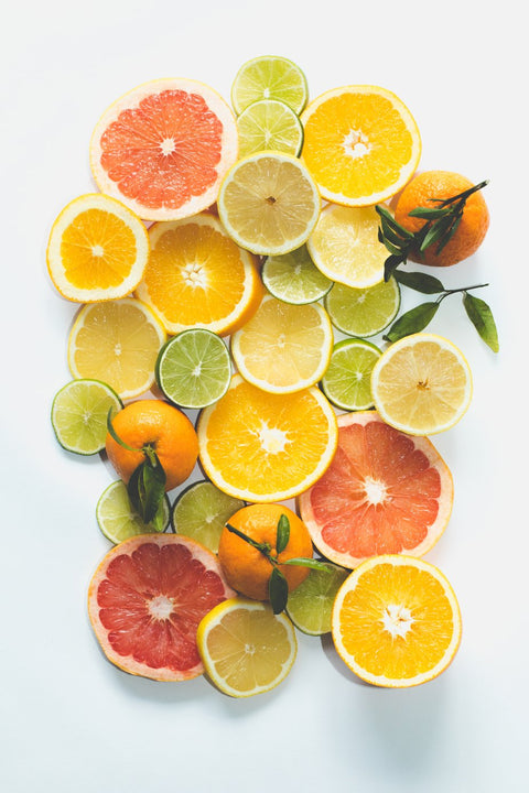 a selection of fruit infusion