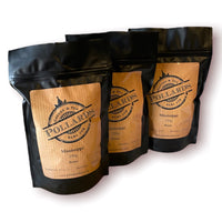 Three Bags of freshly roasted coffee for an Aeropress by Pollards Coffee suppliers  